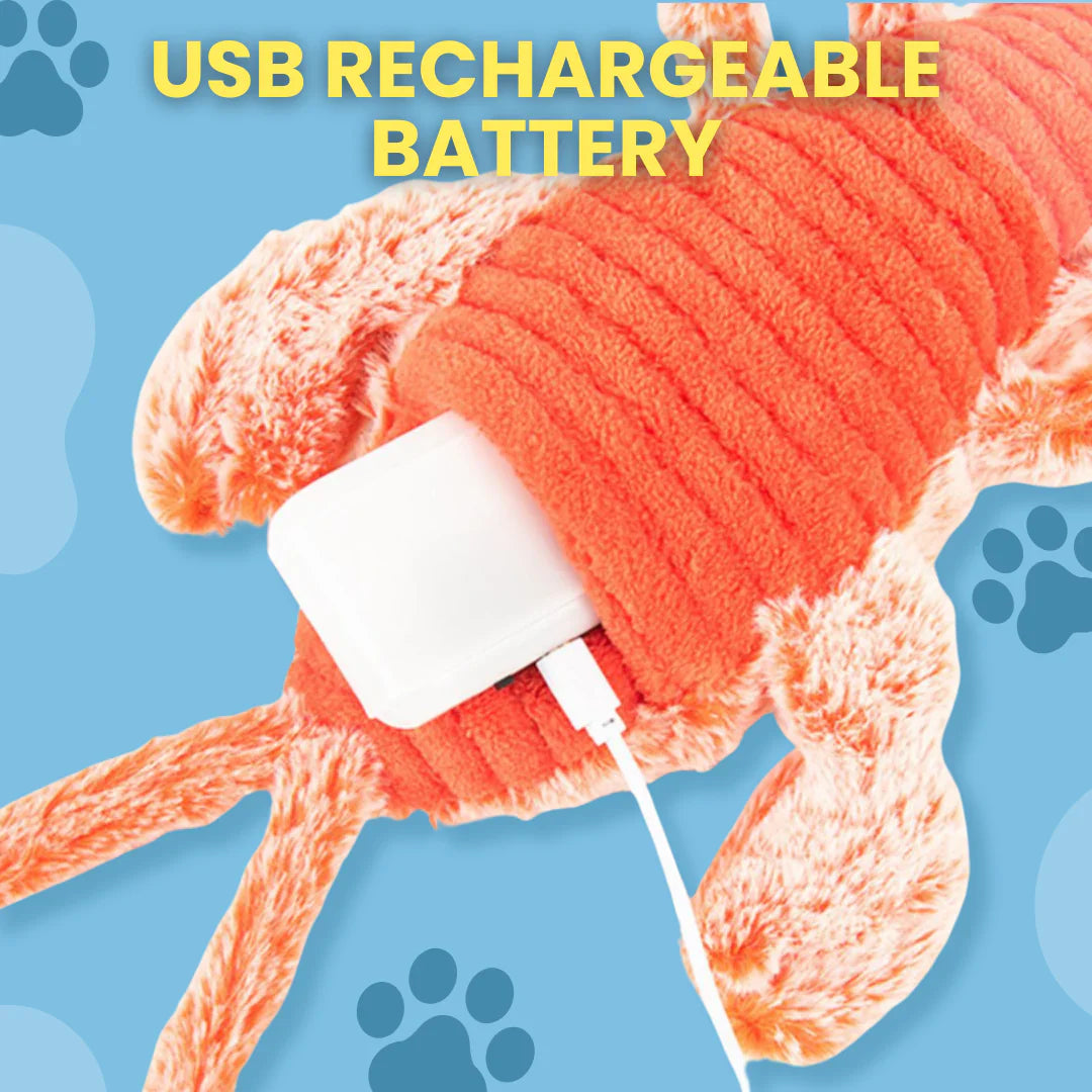 Floppy Lobster Interactive Dog Toy