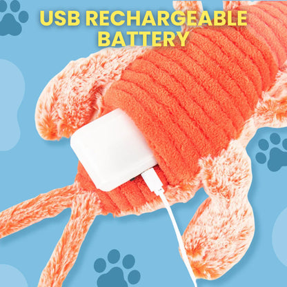 Floppy Lobster Interactive Dog Toy