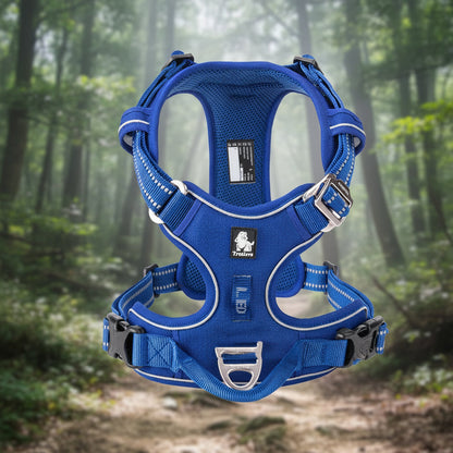 Reflective Adjustable Dog Harness with Control Handle