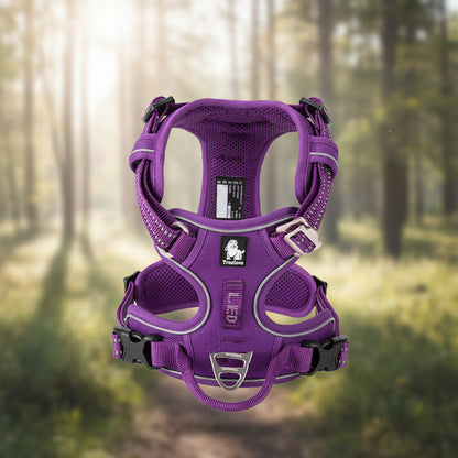 Reflective Adjustable Dog Harness with Control Handle