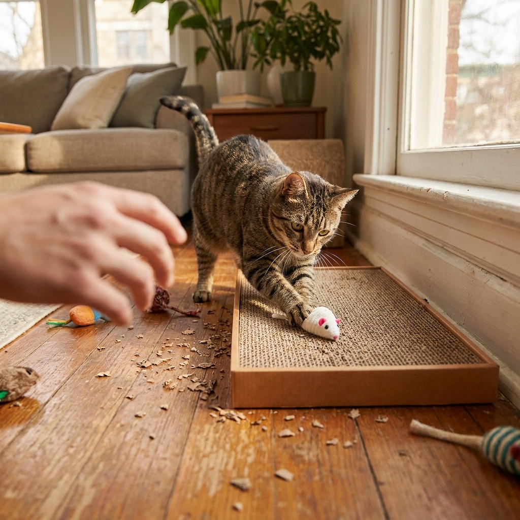 Corrugated Cardboard Cat Scratching Board