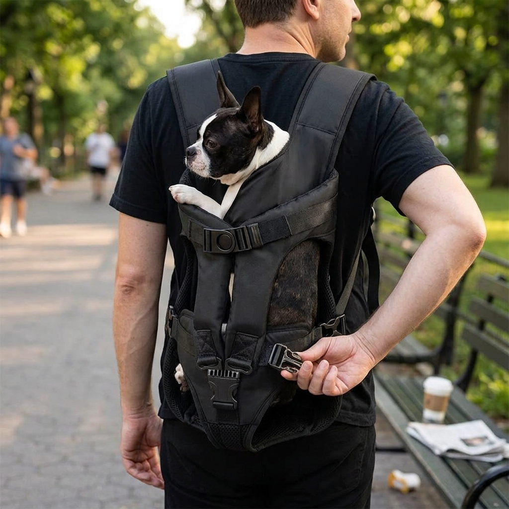Hands-Free Dog Carrier Backpack for Small Dogs