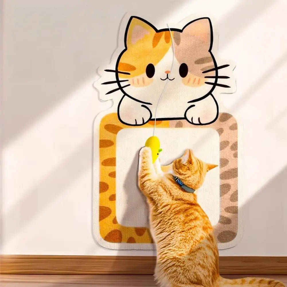 Window-Mounted Cat Hammock with Wooden Frame