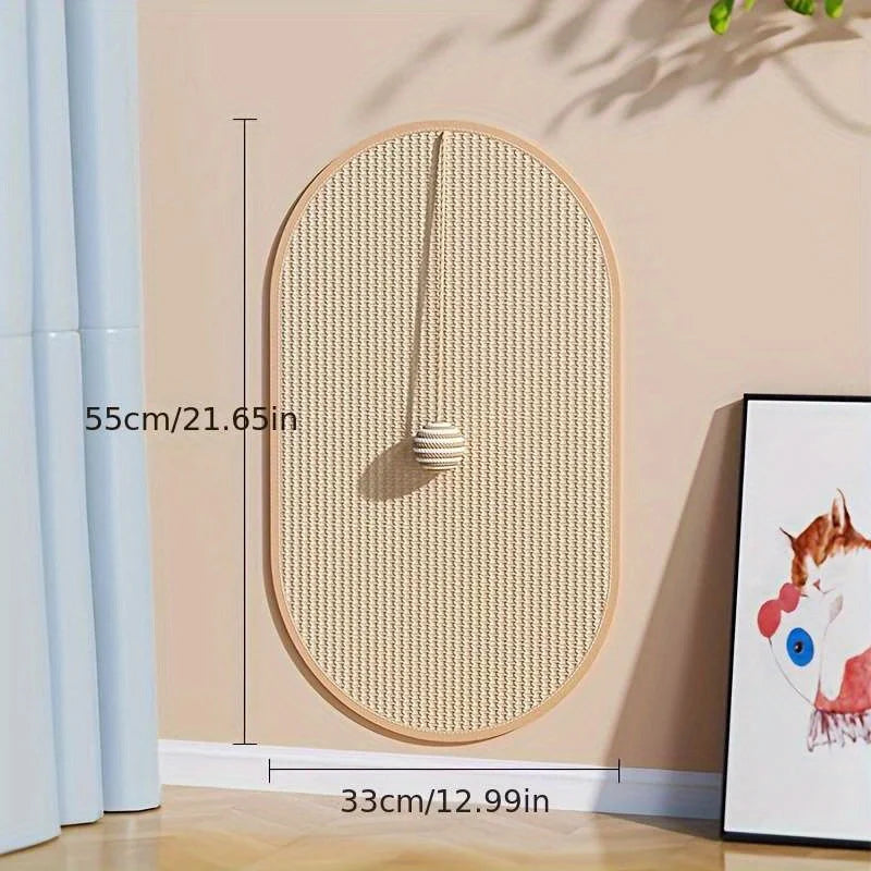 Wall-Mounted Sisal Cat Scratching Pad