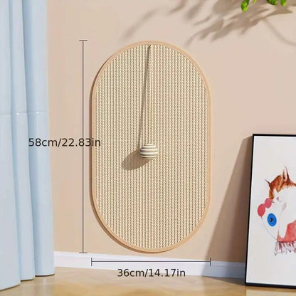 Wall-Mounted Sisal Cat Scratching Pad