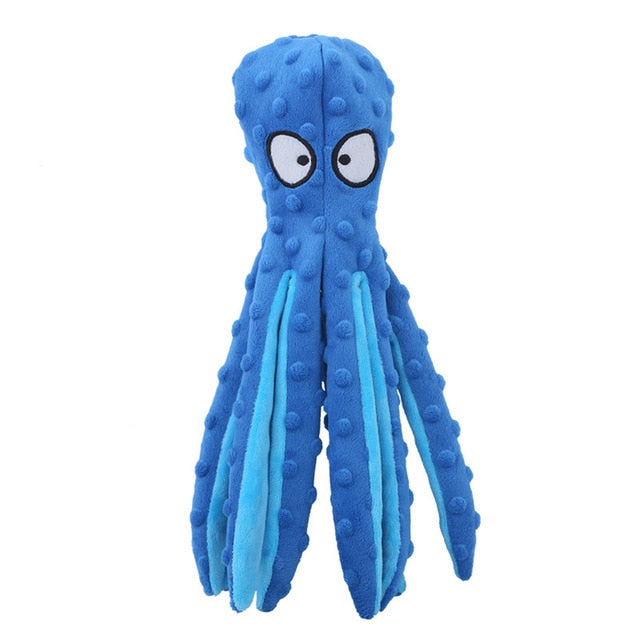 Octopus Squeaky Dog Toy