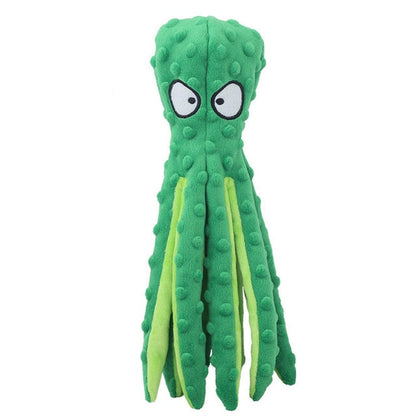 Octopus Squeaky Dog Toy