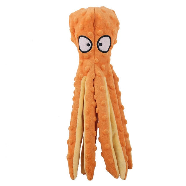 Octopus Squeaky Dog Toy