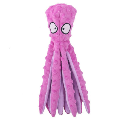 Octopus Squeaky Dog Toy