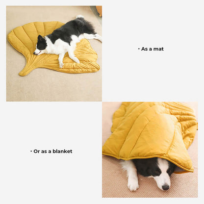 Calming Leaf Shape Dog Blanket
