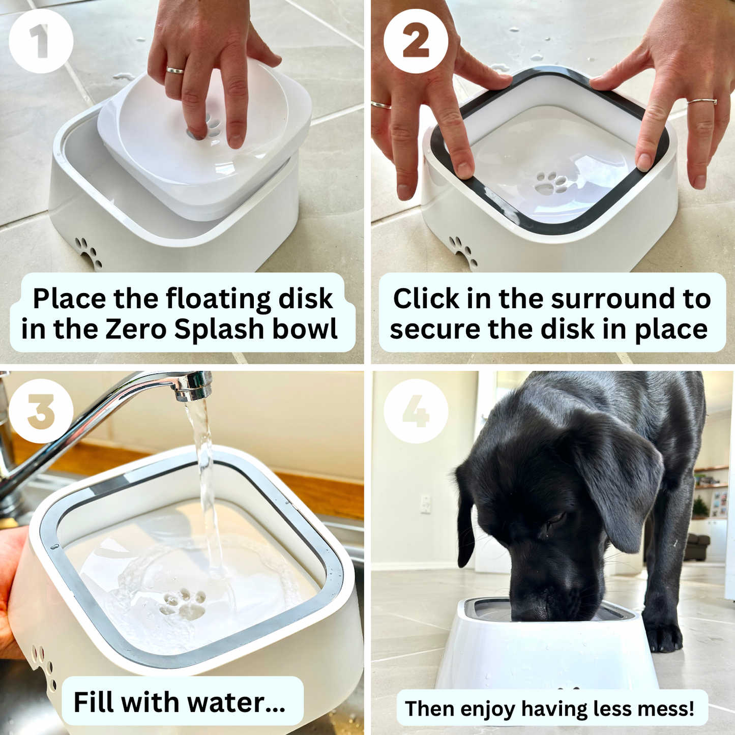 No-Spill Dog Water Bowl